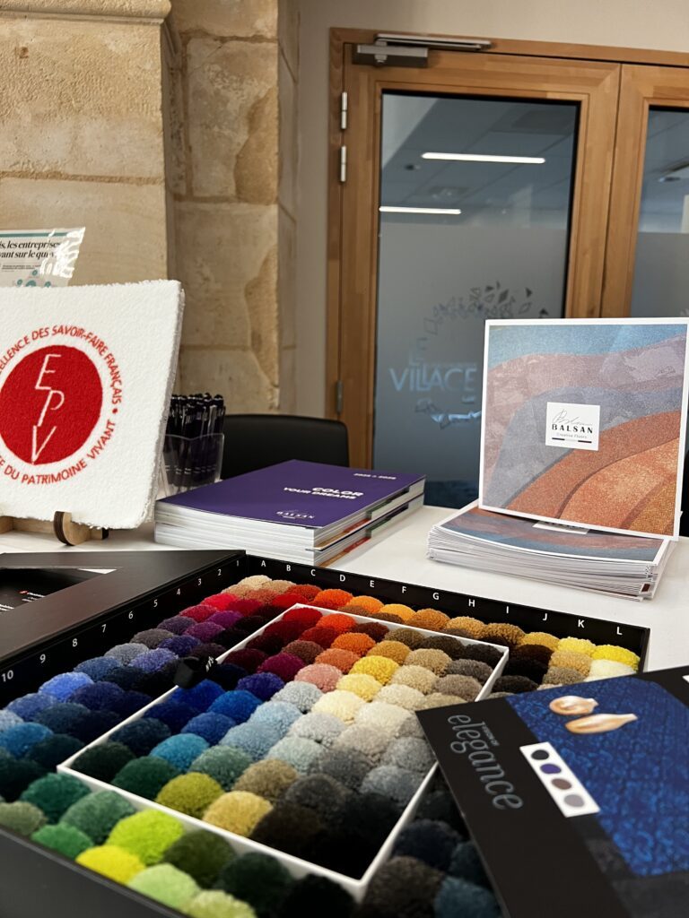 Entreprise Balsan exposant au salon de la Matinale des Entreprises du Patrimoine Vivant. 