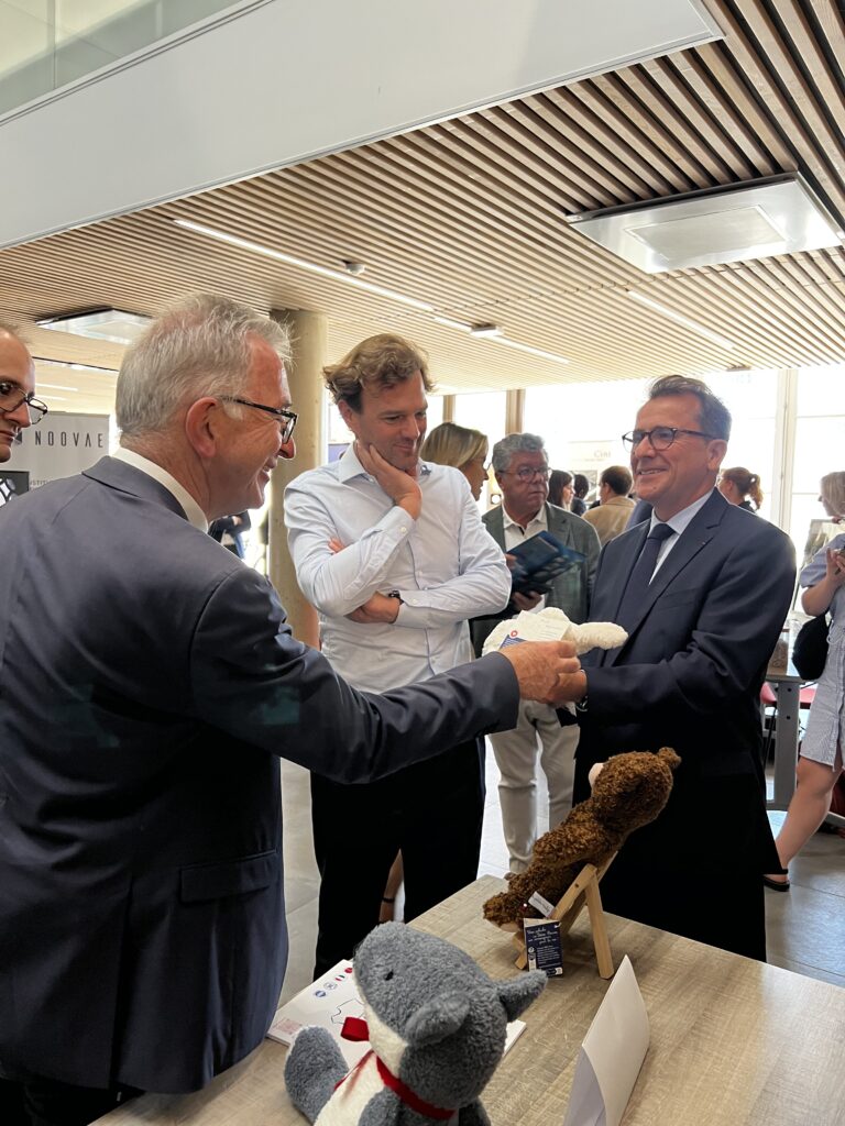 Visite du salon de la Matinale des Entreprises du Patrimoine Vivant.